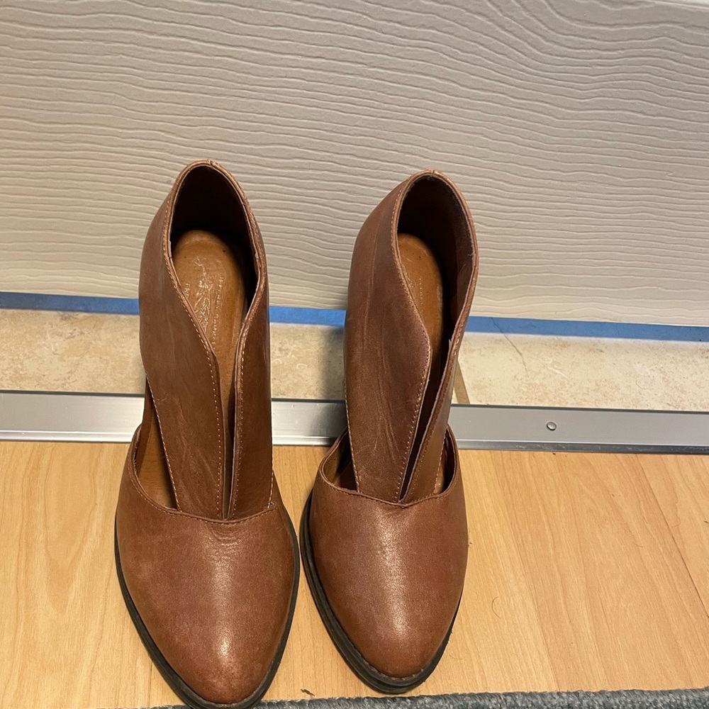 Jeffery Campbell for Free People brown heels